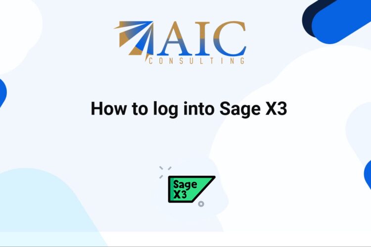 How to log into Sage X3