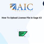How to upload license file in Sage X3.