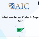 What are access codes in Sage X3