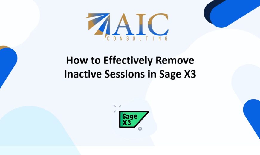 remove sage x3 session