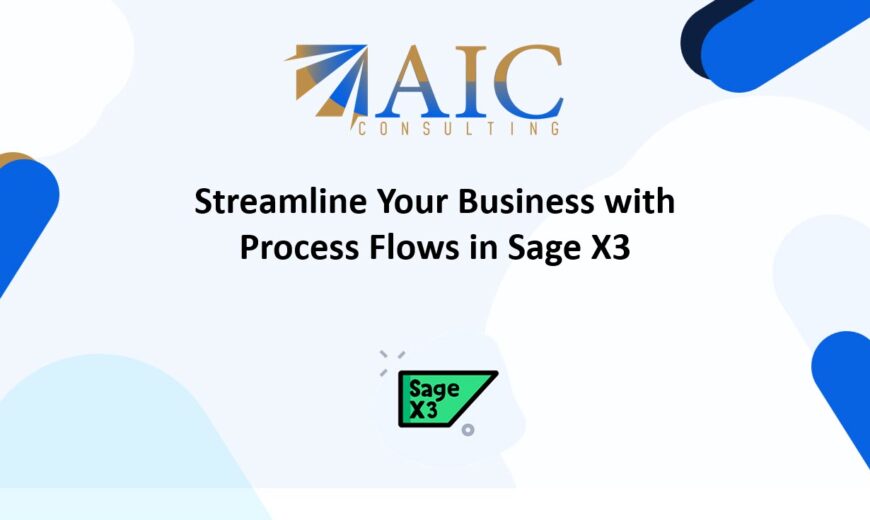 process flow sage x3
