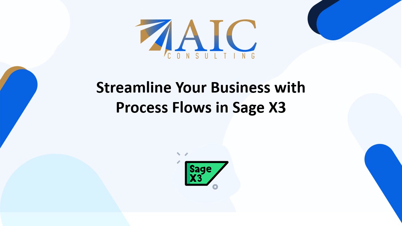 process flow sage x3